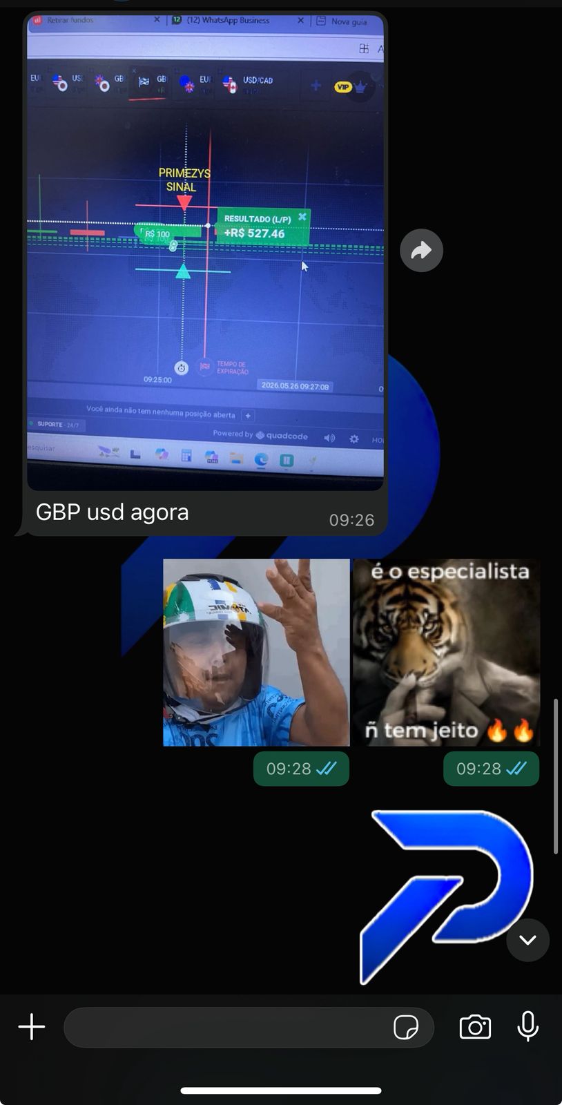 Resultado membro Primezys